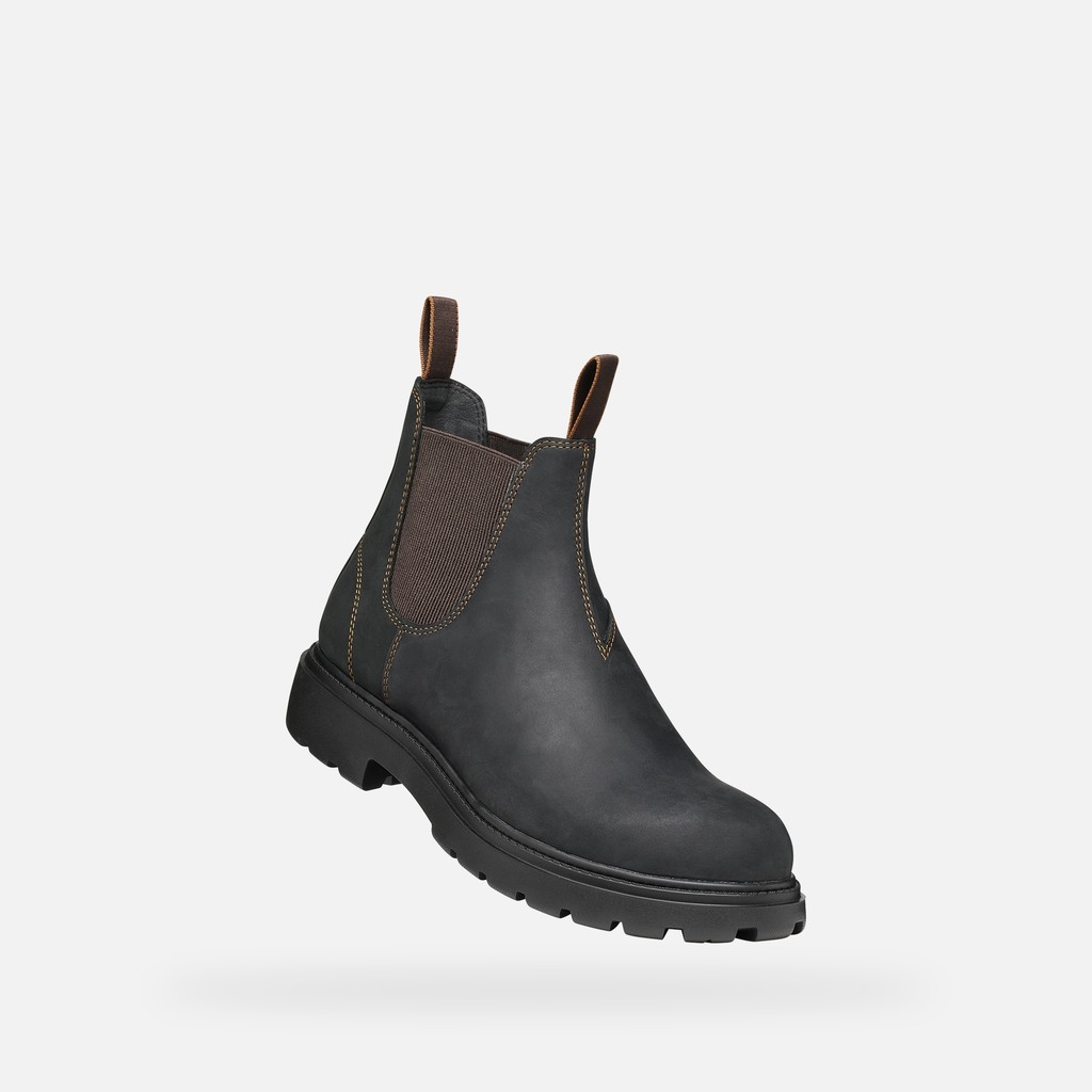 Chelsea boots SPHERICA EC7 B MAN Black/Chocolate - image number 4 | GEOX