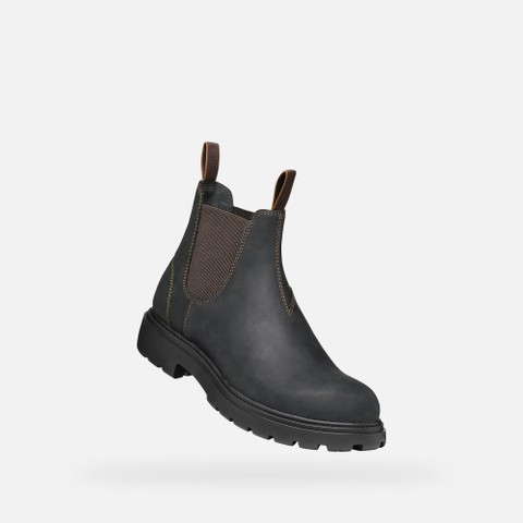 Chelsea boots SPHERICA EC7 B MAN Black/Chocolate - image number 4 | GEOX
