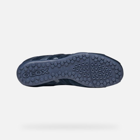 Baskets basse Vintage SNAKE HOMME Bleu marine - image number 6 | GEOX