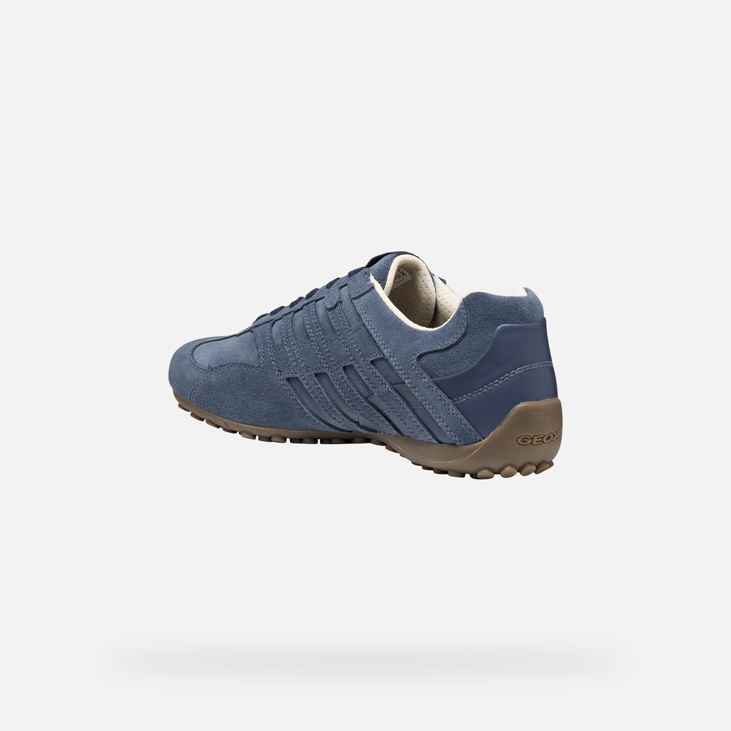 Vintage low top sneakers SNAKE MAN Dark Blue - image number 3 | GEOX