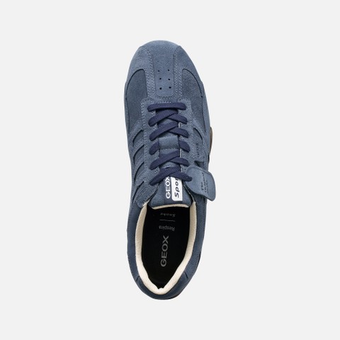 Vintage low top sneakers SNAKE MAN Dark Blue - image number 5 | GEOX