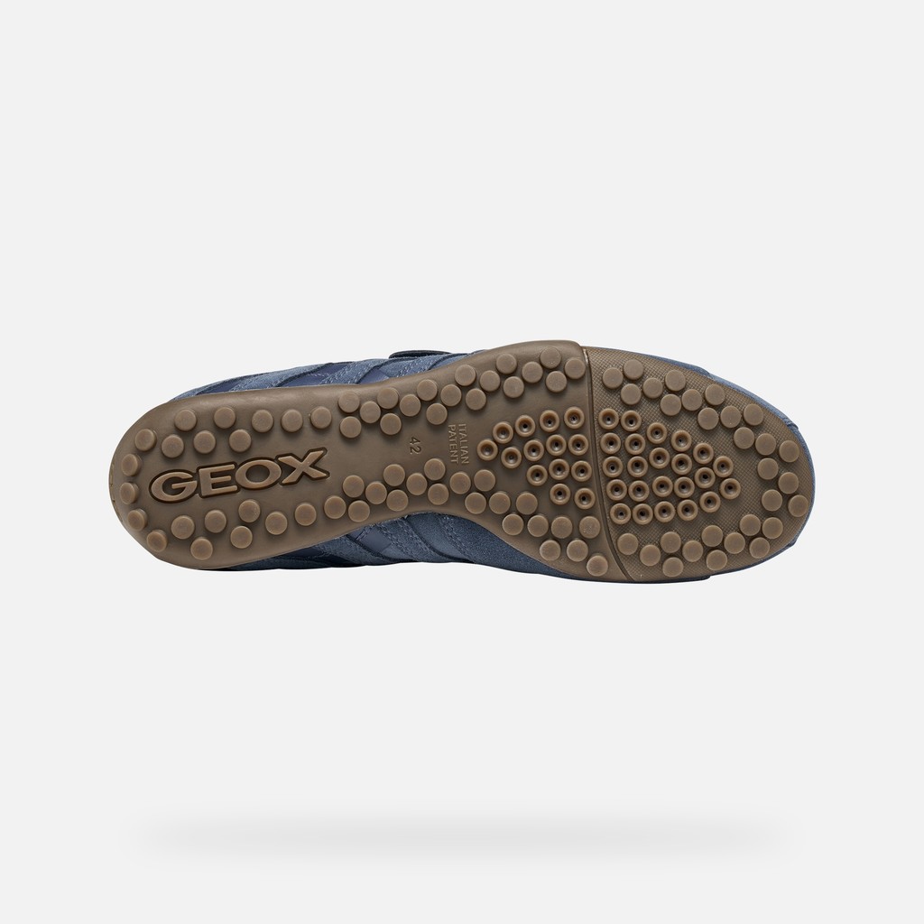 Vintage low top sneakers SNAKE MAN Dark Blue - image number 6 | GEOX