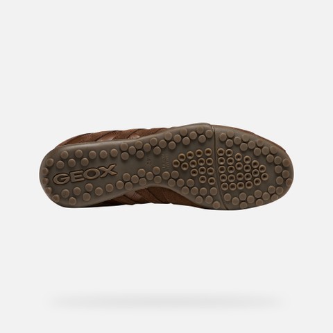 Vintage low top sneakers SNAKE MAN Dark Brown - image number 7 | GEOX