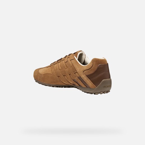 Vintage low top sneakers SNAKE MAN Nut - image number 3 | GEOX