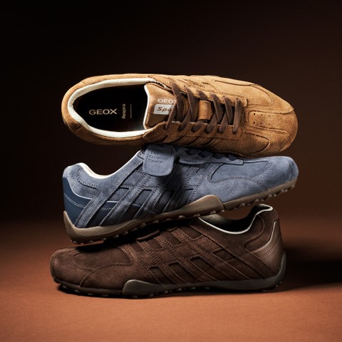 Vintage low top sneakers SNAKE MAN Nut - image number 10 | GEOX