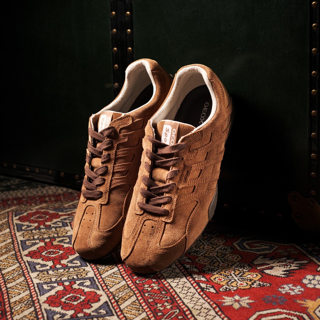 Vintage low top sneakers SNAKE MAN Nut - image number 14 | GEOX