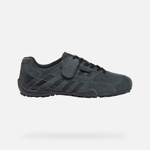 Vintage low top sneakers SNAKE MAN Anthracite - image number 1 | GEOX