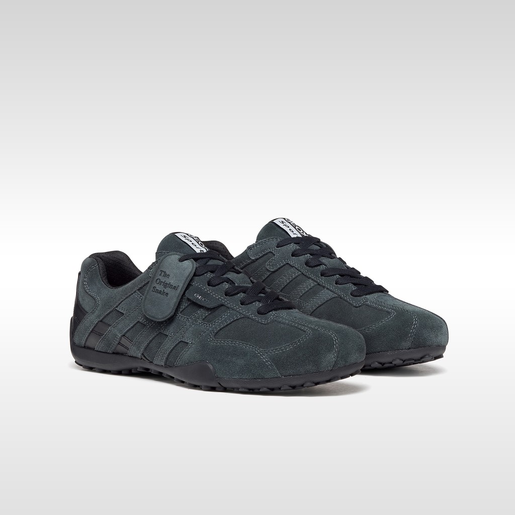 Baskets basse Vintage SNAKE HOMME Gris anthracite - image number 7 | GEOX