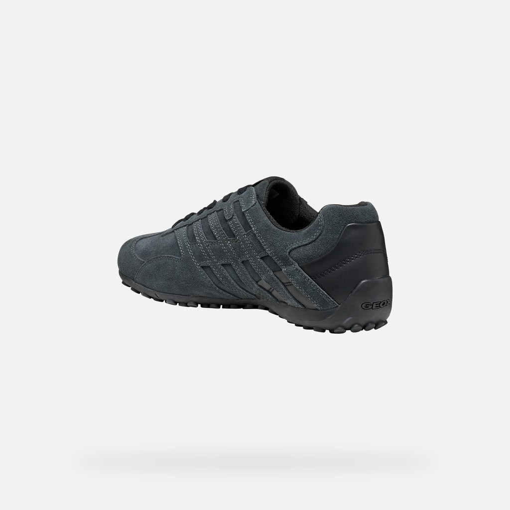 Vintage low top sneakers SNAKE MAN Anthracite - image number 3 | GEOX