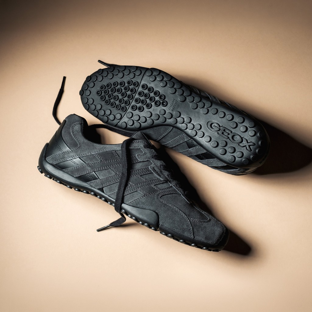Vintage low top sneakers SNAKE MAN Anthracite - image number 9 | GEOX