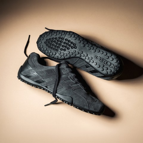 Vintage low top sneakers SNAKE MAN Anthracite - image number 9 | GEOX