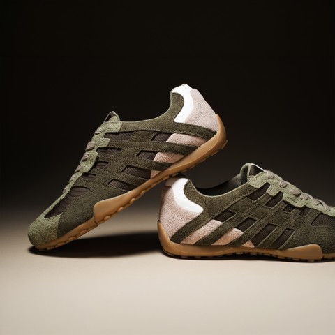 Vintage low top sneakers SNAKE MAN Sage/Military - image number 10 | GEOX