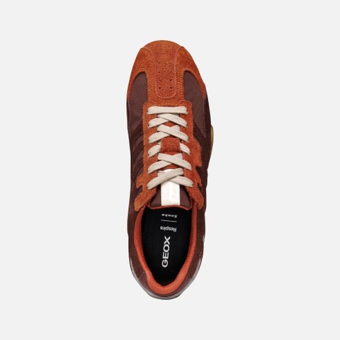 Vintage low top sneakers SNAKE MAN Brick/Mahogany - image number 5 | GEOX