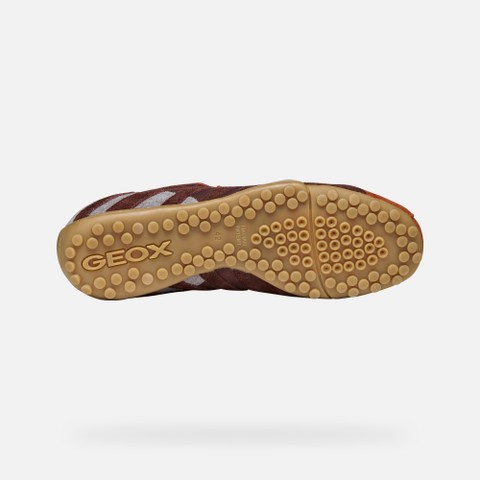 Vintage low top sneakers SNAKE MAN Brick/Mahogany - image number 6 | GEOX