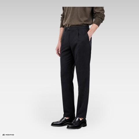 Leather loafers ELLMOOR MAN Black - image number 1 | GEOX