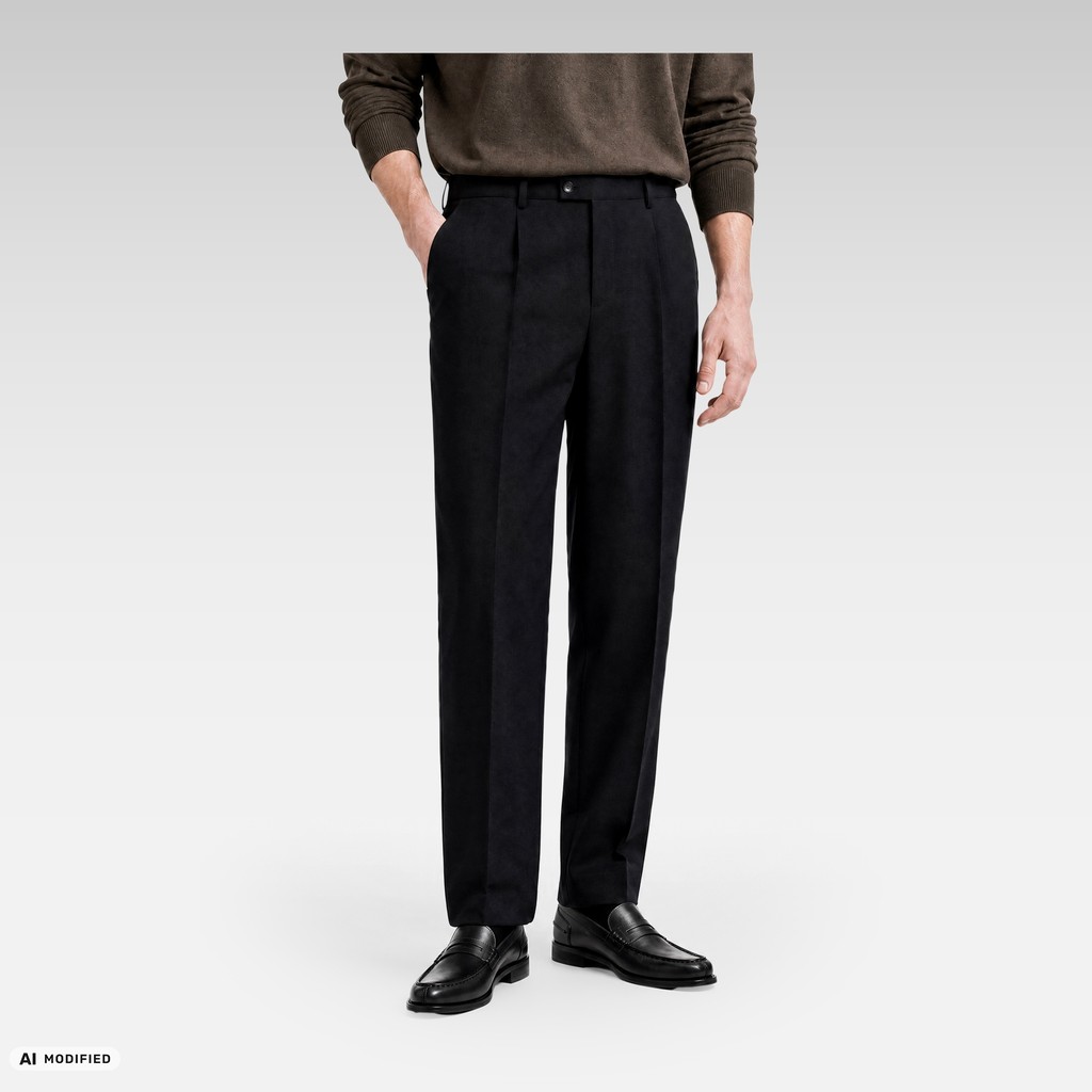 Leather loafers ELLMOOR MAN Black - image number 2 | GEOX