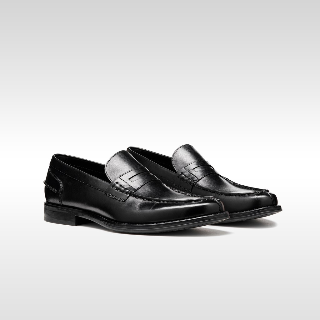 Mocassins en cuir ELLMOOR HOMME Noir - image number 7 | GEOX