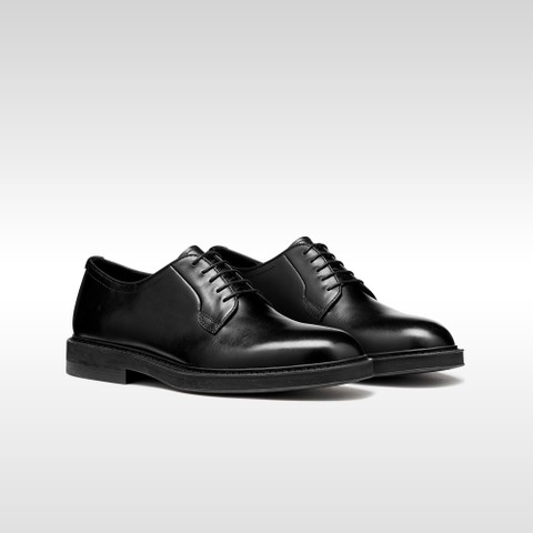 Leather oxfords BEXFORD MAN Black - image number 8 | GEOX