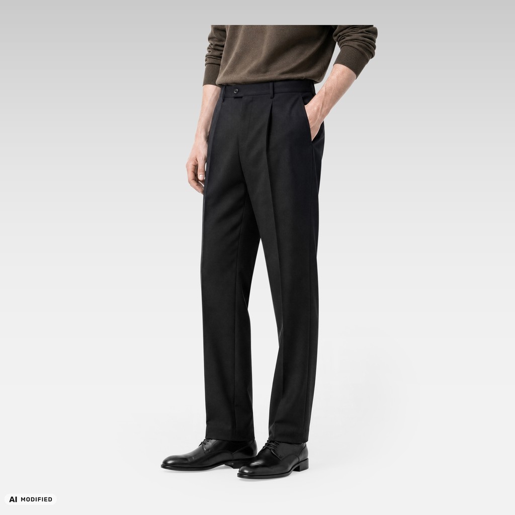 Leather oxfords THALOS MAN Black - image number 1 | GEOX