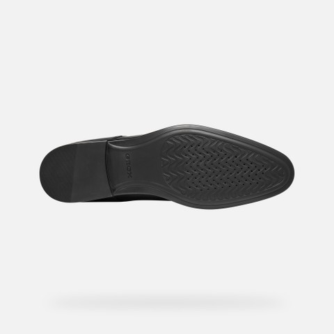 Leather oxfords THALOS MAN Black - image number 6 | GEOX