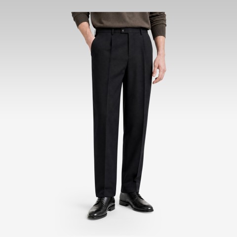 Leather oxfords THALOS MAN Black - image number 1 | GEOX