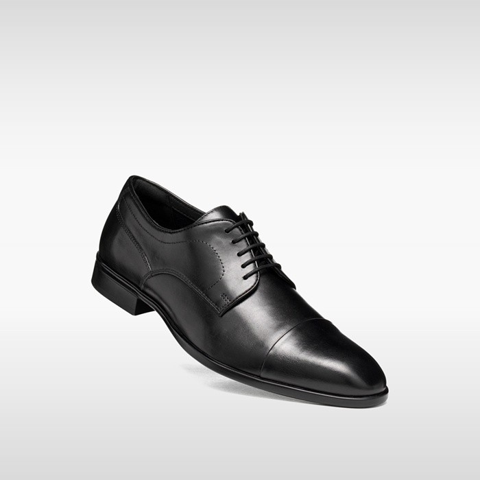 Leather oxfords THALOS MAN Black | GEOX