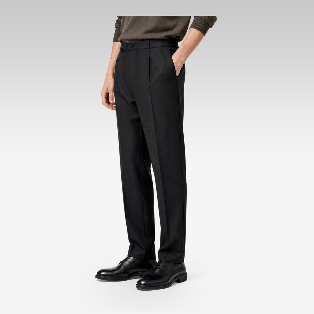 Leather oxfords THORIAN MAN Black - image number 1 | GEOX