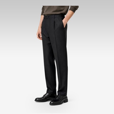Leather oxfords THORIAN MAN Black - image number 1 | GEOX