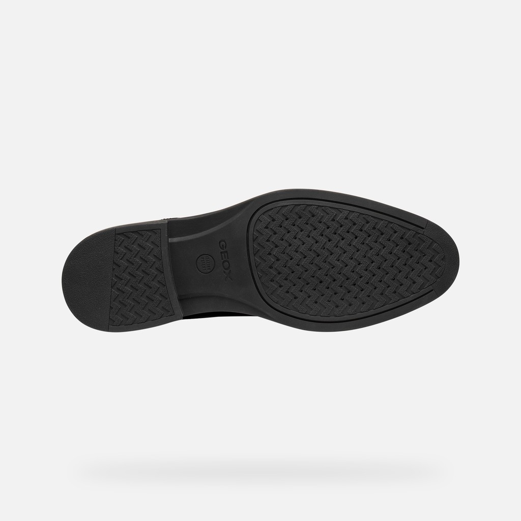 Richelieus en cuir THORIAN HOMME Noir - image number 6 | GEOX