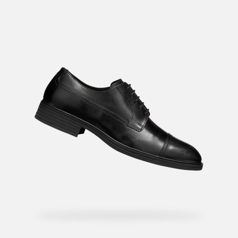 Leather oxfords THORIAN MAN Black | GEOX