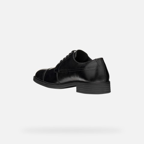 Leather oxfords THORIAN MAN Black - image number 3 | GEOX