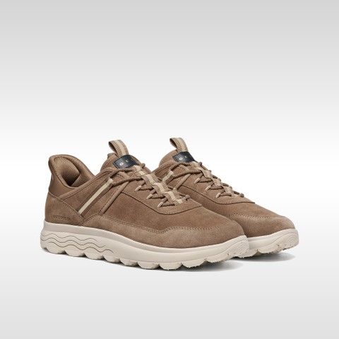 Slip in sneakers SPHERICA PLUS WPF   MAN Taupe - image number 8 | GEOX