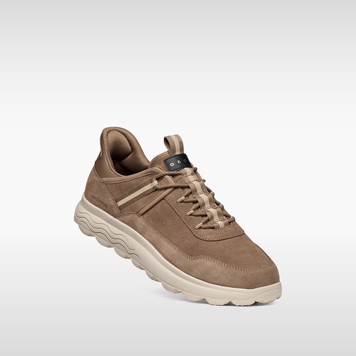 Slip in sneakers SPHERICA PLUS WPF   MAN Taupe | GEOX