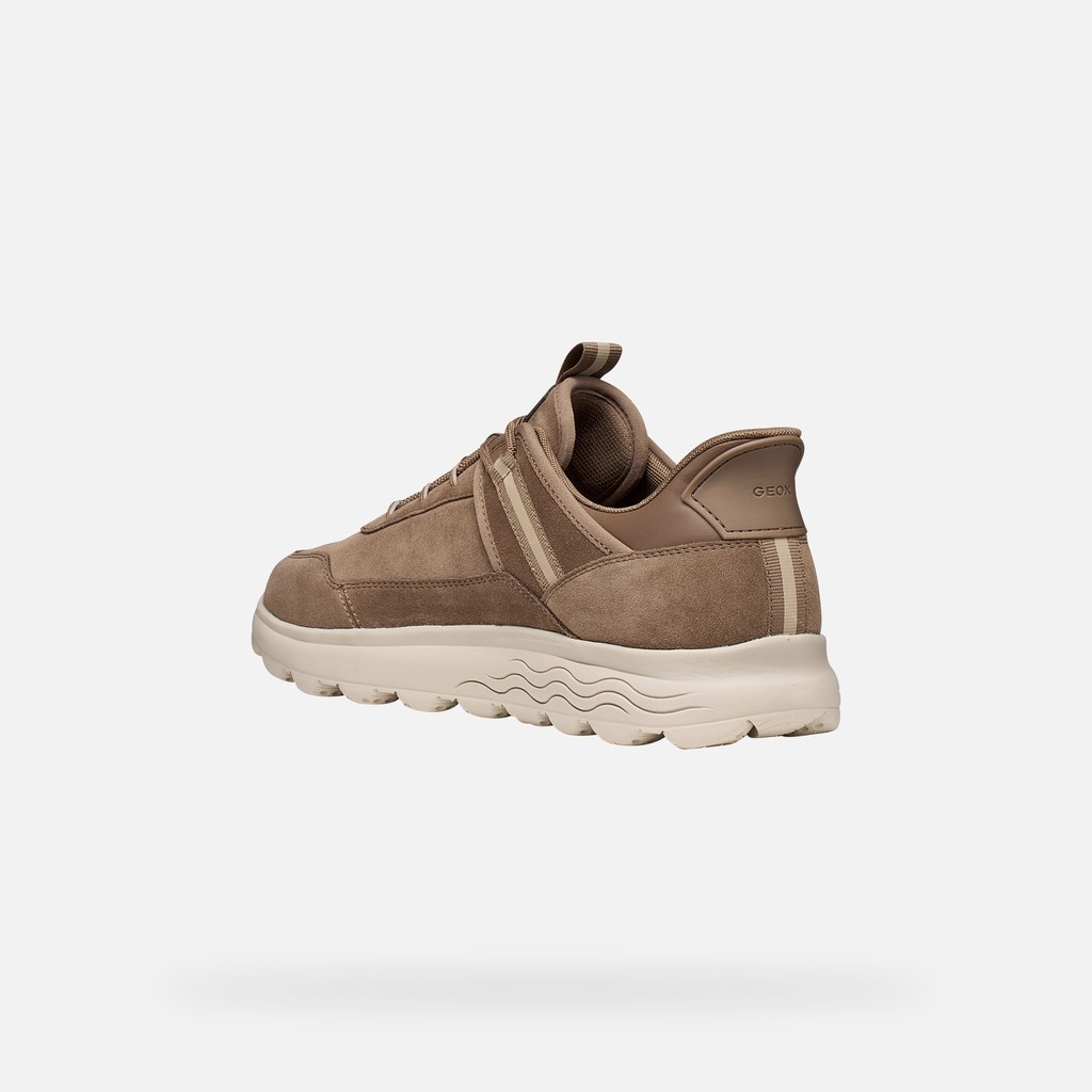 Slip in sneakers SPHERICA PLUS WPF   MAN Taupe - image number 4 | GEOX