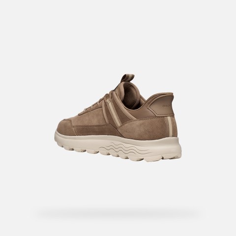Slip in sneakers SPHERICA PLUS WPF   MAN Taupe - image number 4 | GEOX
