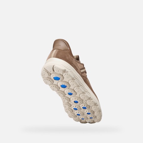 Slip in sneakers SPHERICA PLUS WPF   MAN Taupe - image number 9 | GEOX