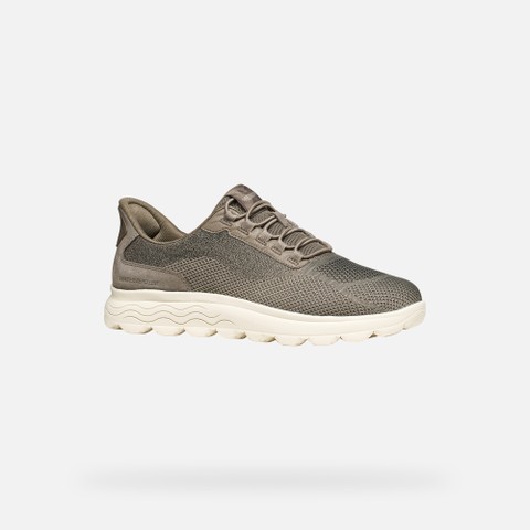 Slip in sneakers SPHERICA PLUS   MAN Dove grey - image number 2 | GEOX