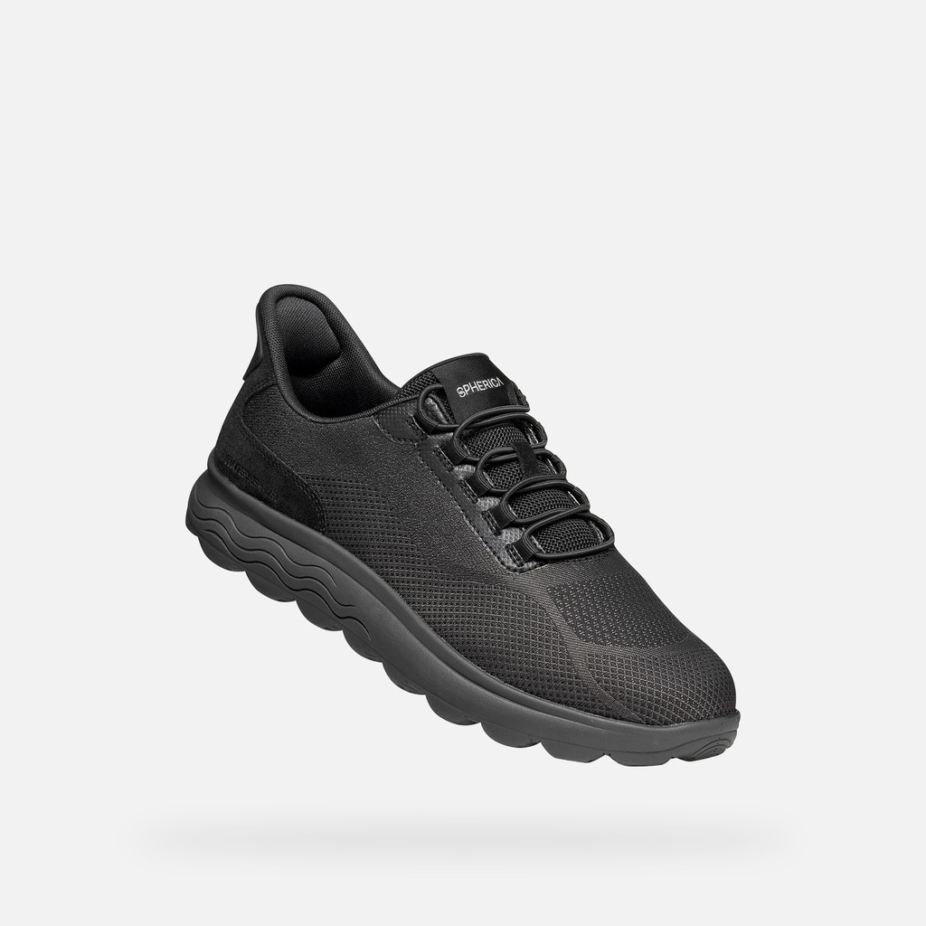 Slip in sneakers SPHERICA PLUS   MAN Black/Graphite - image number 4 | GEOX