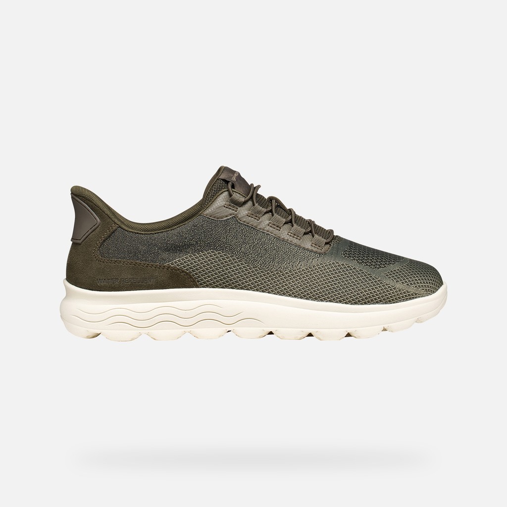 Slip in sneakers SPHERICA PLUS   MAN Military/Sage - image number 1 | GEOX