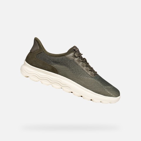 Slip in sneakers SPHERICA PLUS   MAN Military/Sage | GEOX