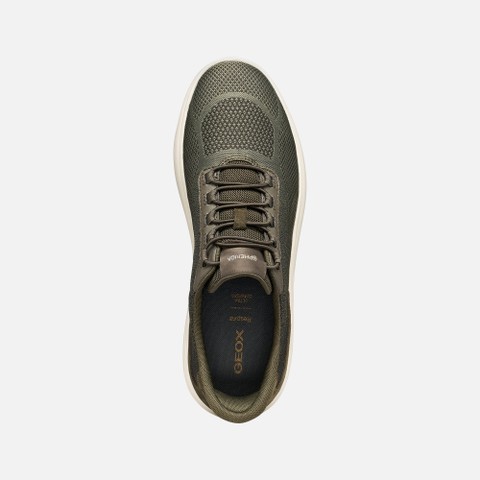Slip in sneakers SPHERICA PLUS   MAN Military/Sage - image number 5 | GEOX