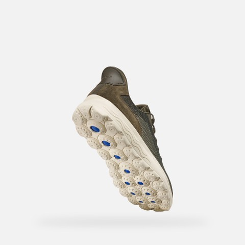 Slip in sneakers SPHERICA PLUS   MAN Military/Sage - image number 8 | GEOX