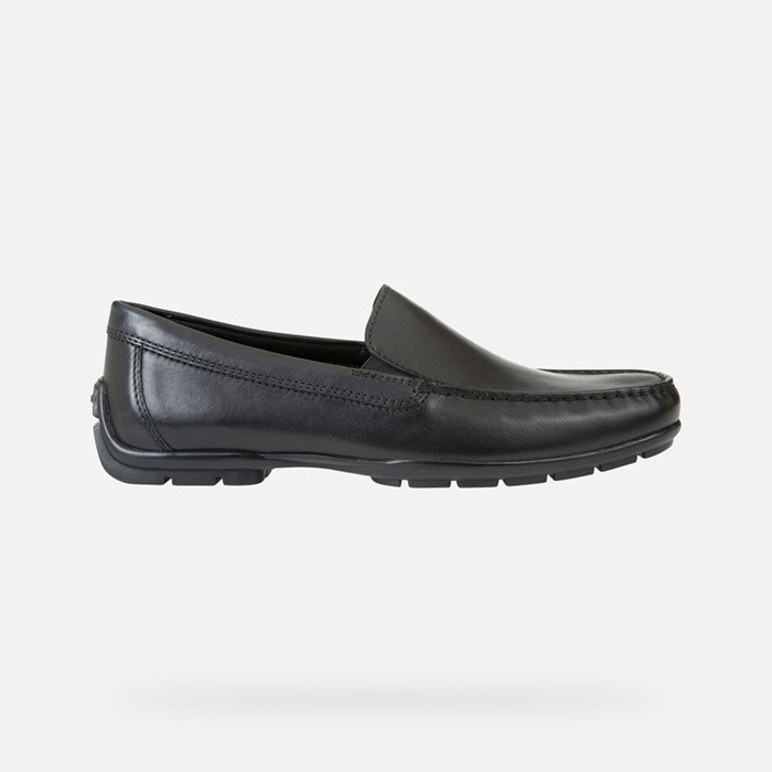 Leather loafers MONER W 2FIT MAN Black | GEOX