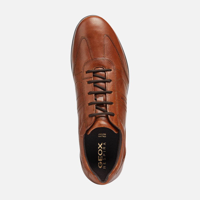 SYMBOL Man: Roast chestnut Shoes | Geox® Online