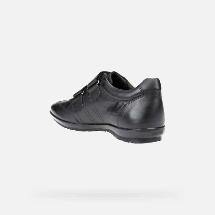 SYMBOL: Zapatos De Piel Negros Hombre | Geox® Oficial