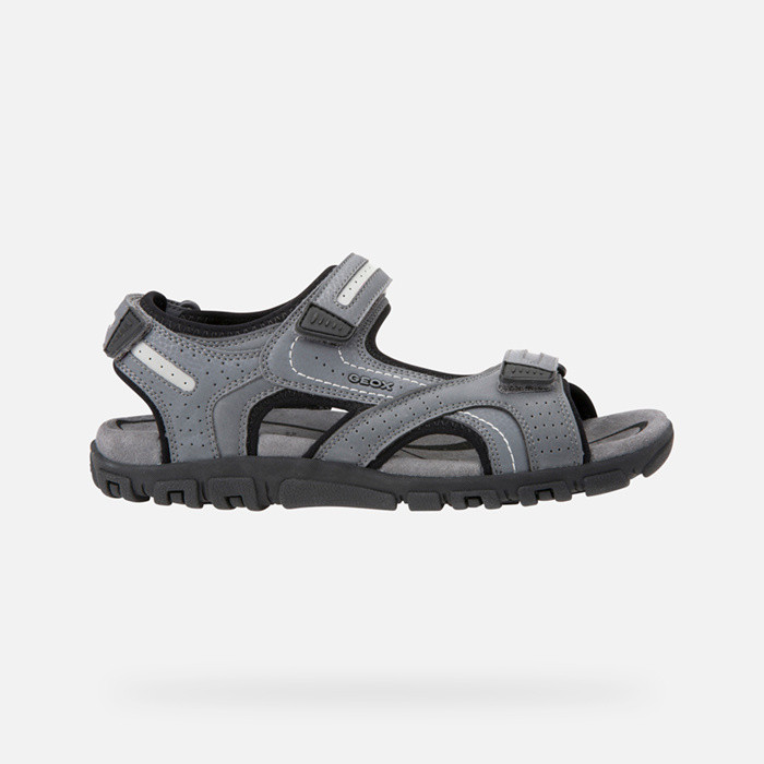 Open sandals STRADA MAN Stone/Light Grey | GEOX