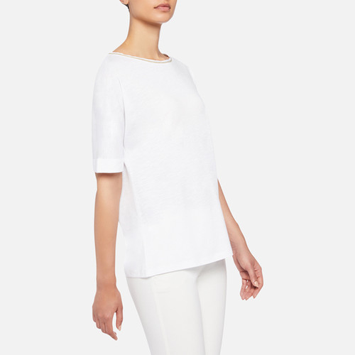 T-SHIRT DONNA SUSTAINABLE DONNA - BIANCO