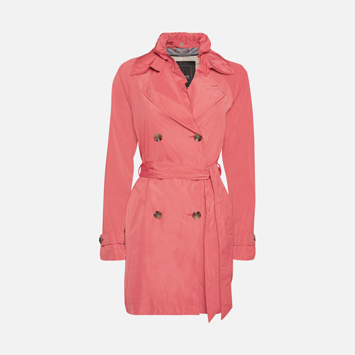 Overcoat AIRELL WOMAN Baroque rose | GEOX