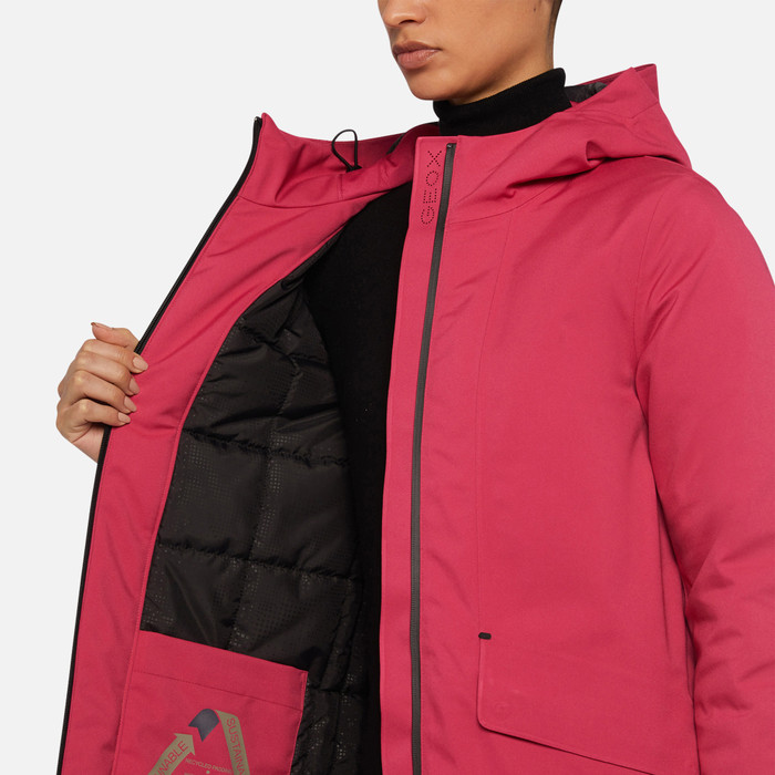 Maestro Desde allí compensar Geox® GENDRY: Women's Purple Waterproof Jacket | Geox®