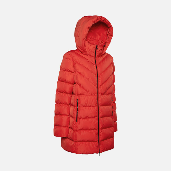 DOWN JACKETS WOMAN SPHERICA WOMAN - TOMATO RED